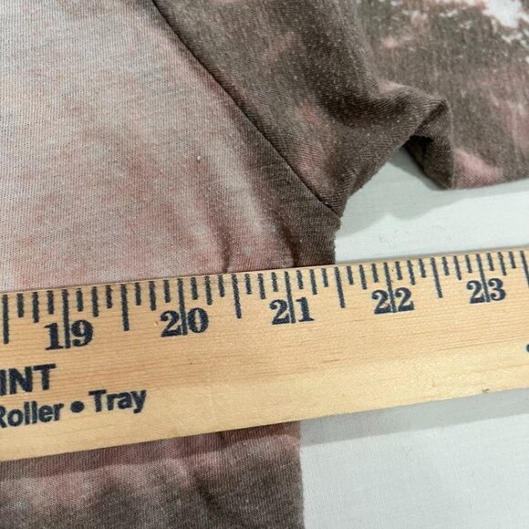 Next Level Bleached Bourbon Graphic Tee Floral Bottles Brown T-Shirt XL - Picture 7 of 10